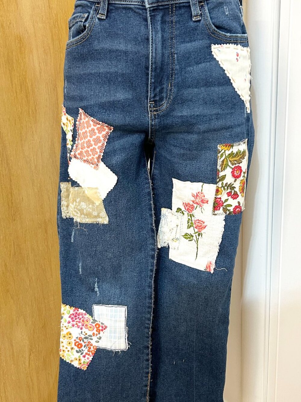 Upcycled SO Jeans, Patchwork Jeans, Boho Jeans